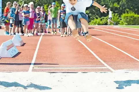 Es sind vor allem Kinder und Jugendliche, die das Sportabzeichen ablegen.