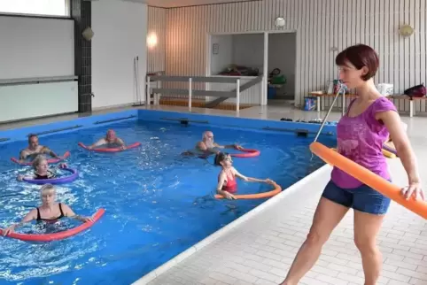 Wassergymnastik gehört zum Angebot der Versehrtensportgruppe.  Archivfoto: Mehn