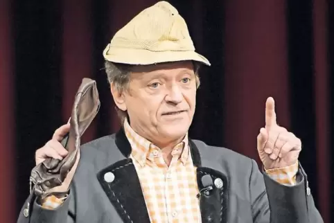 Ausrufezeichen sind die „Kalaschnikows des kleinen Mannes“, weiß Erwin Pelzig. Empörte Zuschauer haben ihn damit schon beschosse