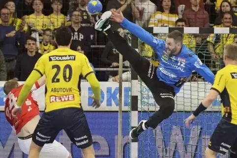 Zerrung zugezogen: Löwen-Torwart Andreas Palicka. Foto: Kunz