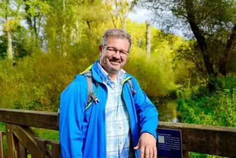 Manuel Andrack ist ein Moderator, Redakteur und passionierter Wanderer. Am Samstag führt er eine Genusswanderung rund um St. Mar