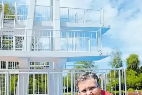„Ich arbeite unheimlich gerne hier“, sagt Jutta Döring über das Contwiger Freibad.