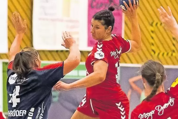 Elisa Burkholder (hier beim Wurf ) konnte für den FSV Mainz 05 endlich mal eine Saison ohne große Blessuren spielen.