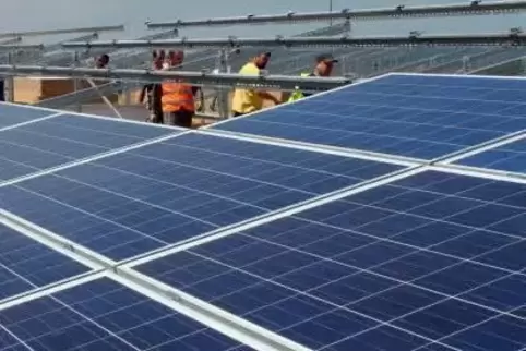 Solarparks wie dieser auf einer ehemaligen Deponie in Haßloch werden gern auf belasteten Flächen gebaut. ArchivFoto: Linzmeier-M