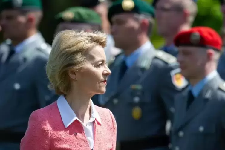 Kommt aufs Hambacher Schloss: Verteidigungsministerin von der Leyen. Foto: dpa
