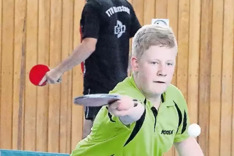 Dritter im Jungen-Turnier: Johannes Reiland.