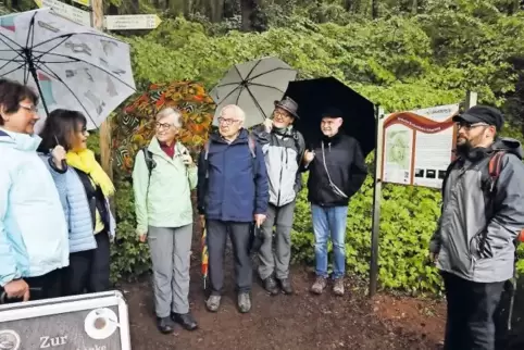 Zwölf Info-Tafeln erklären den zehn Kilometer langen Höhenweg bei Dimbach.