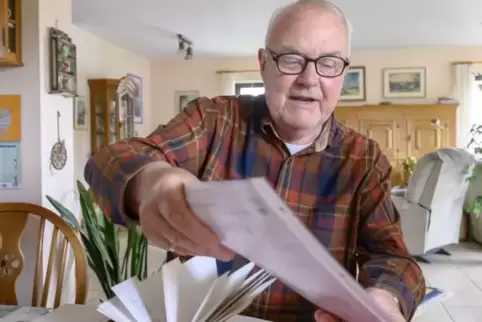 Erforschte die Geschichte der Zwangsarbeiter: Albert Sommer. Foto: m. hoffmann