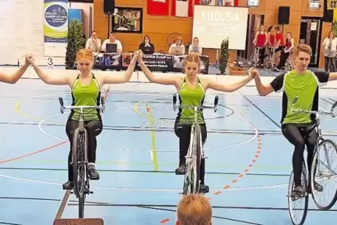 Harmonisch: Lucia La Barbiera, Anna-Lena Becker, Carina Steger und Leonardo La Barbiera (von links).