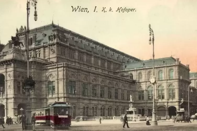 Von Anfang an Schauplatz großer Dramen – ob vor oder hinter der Bühne: das Opernhaus an der Wiener Ringstraße. Foto: imago-image