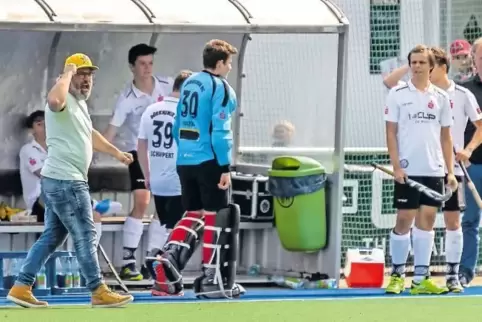 Den nächsten Doppelspieltag vor Augen: DHC-Coach Andreas Schanninger (links) und seine Mannschaft spielen heute in Mainz und mor