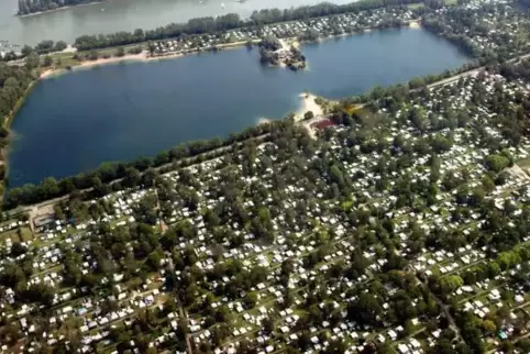 Die Campinggebiete bei Altrip und Waldsee waren Ziel von Einbrechern.  Foto: Lenz 