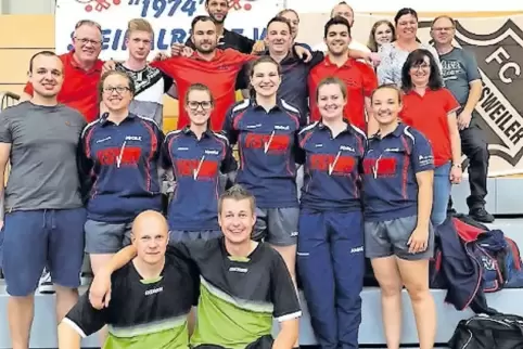 Gemeinsame Fans hatten die Teams des TTC Steinalben und des FC Ruppertsweiler.