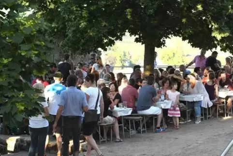 Auf viele fröhlich-feiernde Besucher hoffen die Veranstalter des 48. Burg- und Weinfestes auch in diesem Jahr wieder.  Archivfot