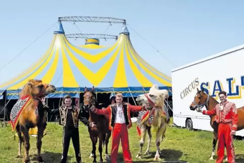 Die Zirkus-Leute freuen sich aufs Pirmasenser Publikum.