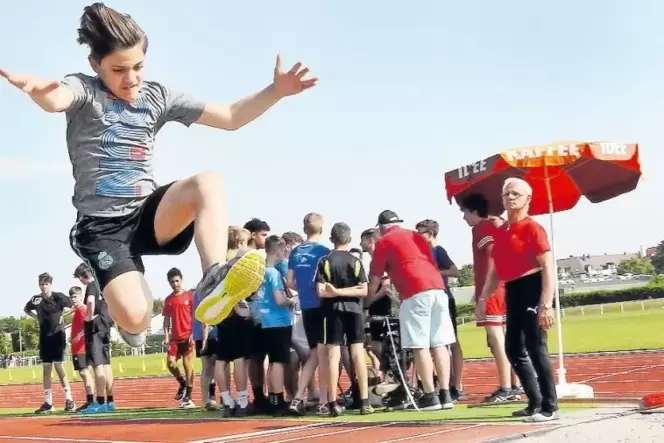 Komplex: Die Weitsprung-Technik lernt man nicht an der Konsole. Komplex: Die Weitsprung-Technik lernt man nicht an der Konsole.