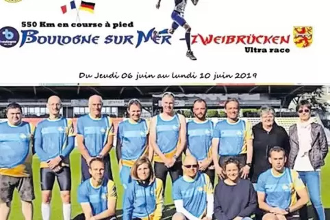 Auf der Facebook-Seite des Vereins präsentieren sich die Läufer und Betreuer des Boulogne Athlétic Club.