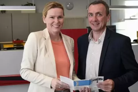 Sie halten die neuen Fördermöglichkeiten für aussichtsreich: Anja Hölscher, Leiterin des Jobcenters Vorderpfalz-Ludwigshafen, un