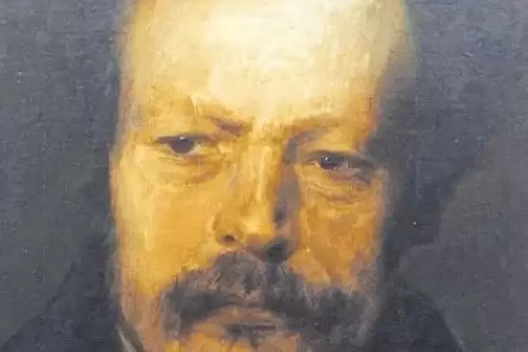 Heinrich B&uuml;rkel in einem Portr&auml;t von Franz von Lenbach.