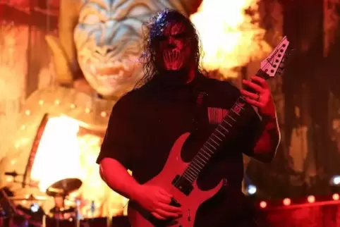 Metal in Masken von Slipknot (Archivbild). Foto: dpa