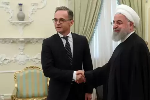 Vermittler Deutschland: Außenminister Maas wurde in Teheran sogar von Staatspräsident Ruhani empfangen. Foto: dpa