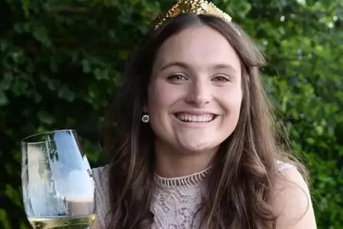 Marie Becker ist die neue Weinprinzessin in St. Martin.  Foto: LM