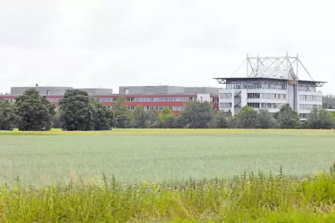 20 Millionen Euro steckt Hornbach in die Erweiterung und Modernisierung des Stammsitzes in Bornheim. Zwei neue Verwaltungsgebäud 20 Millionen Euro steckt Hornbach in die Erweiterung und Modernisierung des Stammsitzes in Bornheim. Zwei neue Verwaltungsgebäud