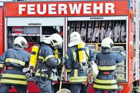 Feuerwehr-Einsatz: Wehrleute wurden im Januar an den Tatort in Speyer-Süd gerufen, weil der Verdacht auf Gasaustritt bestand.