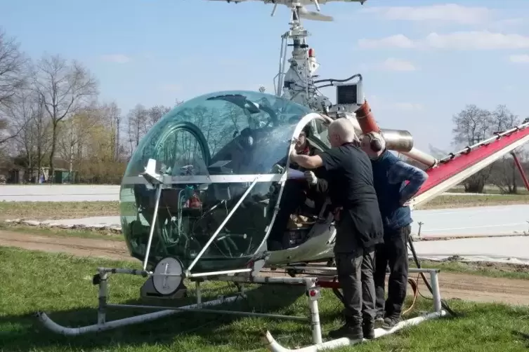 Dieses Archivbild zeigt einen der Hubschrauber im März. Foto: Iversen