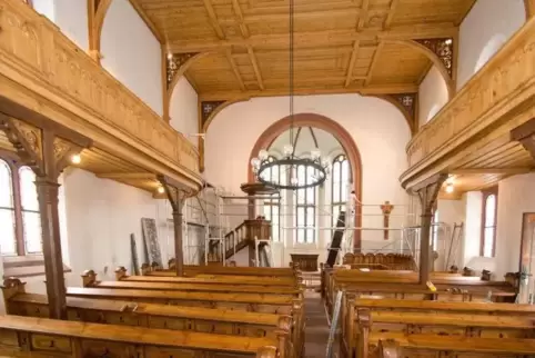 Die Kirche St. Julian wird renoviert. Foto: Sayer