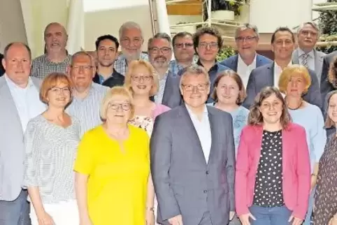 Der neue Mutterstadter Gemeinderat.