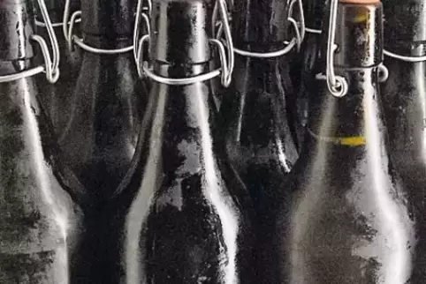 Beliebter Durstlöscher in heißen Tagen: eine Flasche Bier.