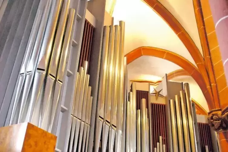 Hier spielt die Musik: die Ott-Orgel in der Schlosskirche.