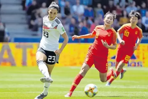 Spielt in der Abwehr ihre erste WM: Innenverteidigerin Sara Doorsoun.