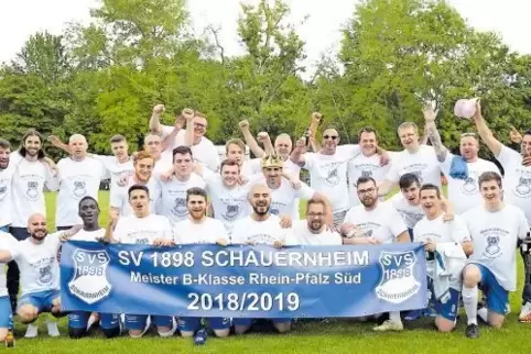 Der souveräne Titelträger SV Schauernheim hat die beste Abwehr und erzielt die meisten Tore.