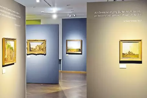 Die empfindlichen Ölgemälde von Heinrich Bürkel sollen durch die fehlende Klimatisierung nicht bedroht sein.