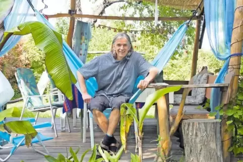 Einfach mal abhängen? In Georg Spangs Garten ist das durchaus möglich – Zeit hat der Schifferstadter Revierförster dafür aber ni