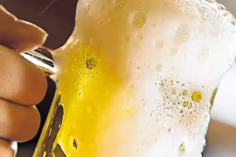 Geht immer: ein Pils.