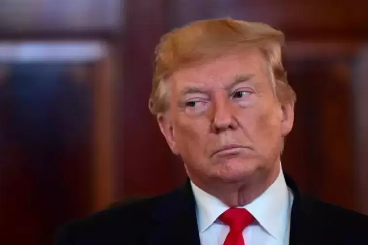 Versucht den Chinesen die Pistole auf die Brust zu setzen: US-Pr&auml;sident Donald Trump. Foto: REUTERS