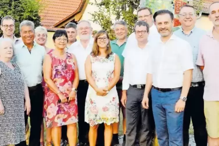 Der neue Wattenheimer Gemeinderat (von links):