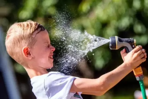 Abkühlung ist am Sonntag heiß begehrt. Zum Wochenbeginn soll es wieder etwas kühler werden - an der Weinstraße sind das wohl tro