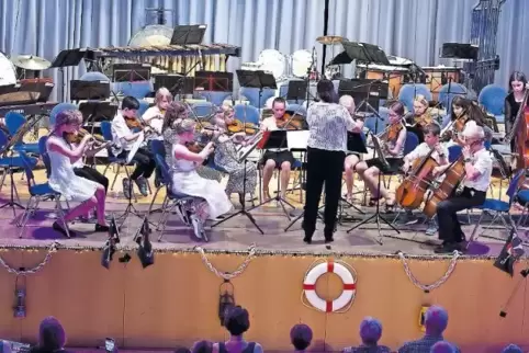 Melodien rund ums Wasser präsentierten die Musikschüler.