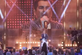 In Annweiler brachte Thomas Anders das Publikum zum Beben.  Foto: van