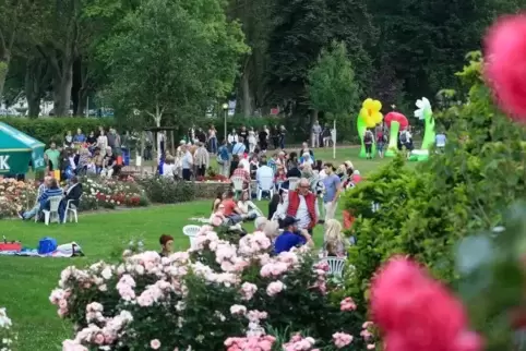 Beliebter Veranstaltunsgort: der Zweibrücker Rosengarten. Foto: thof