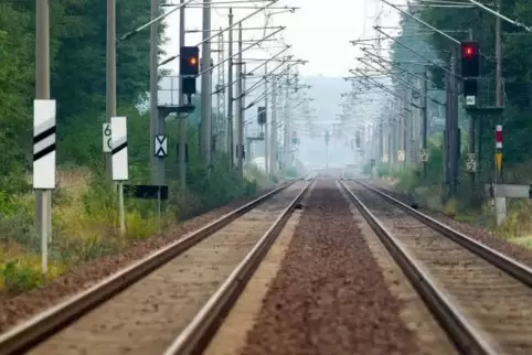 Ein gefährliches Spiel: Junge Leute auf Bahngleisen haben zwei Vollbremsungen der Lokführer ausgelöst  Foto: dpa