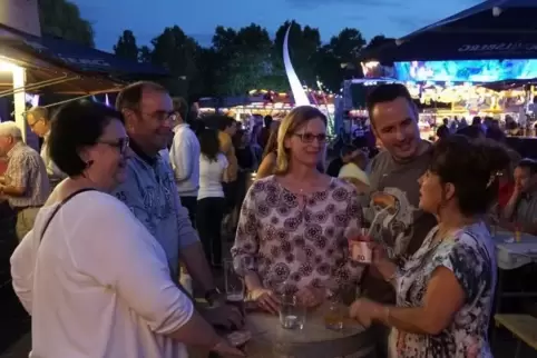 Stimmungsvoll wird’s beim Gondelfest in den Abendstunden.  Foto: BOLTE