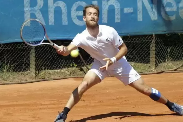 Bester Spieler des BASF TC Ludwigshafen war der Franzose Constant Lestienne. Foto: KUNZ