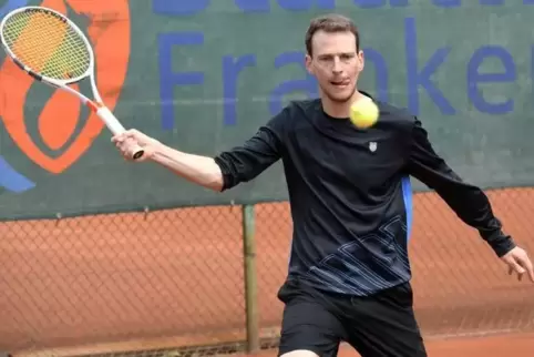 Steffen Schaudt war mit seiner Leistung in der Saison zufrieden. Eine ausgeglichene Bilanz in den Einzeln blieb ihm aber verwehr