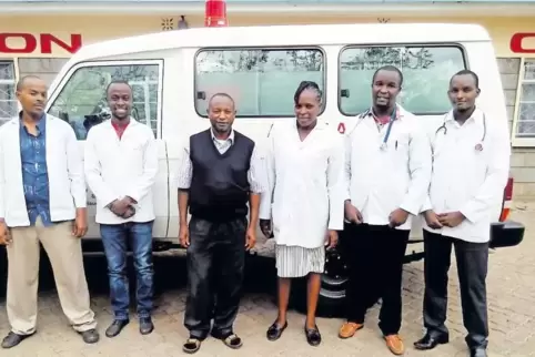 Endlich angekommen und zugelassen: Die von der Hauensteiner „Aktion Afrika“ mitfinanzierte Ambulanz kann im Maasai-Gebiet ihren 