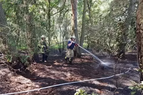 Die Feuerwehren im Landkreis sind gut gerüstet: Im vergangenen Jahr konnte ein Brand auf der Johannishöhe bei Otterberg in einer